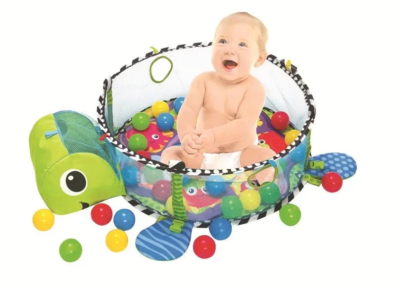 Baby Fitness Frame Crawling Blanket Play Mat Fence Crawling Mat With Cloth Book Infant Rug Enlightenment Toys Game Mat Gift Leedoar