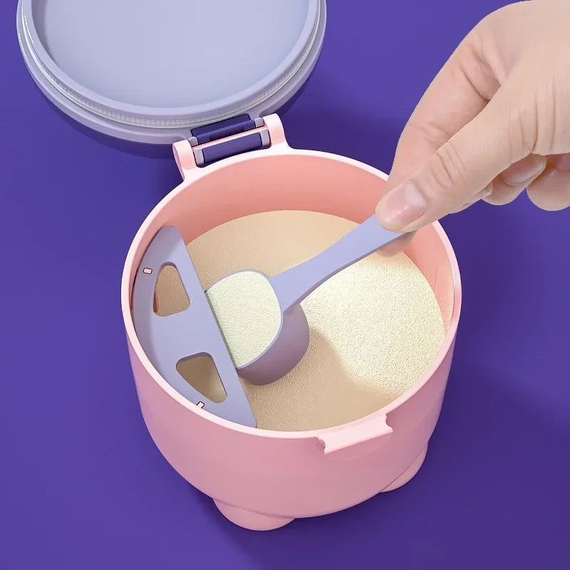 Baby Milk Powder Box Portable Out Sealed Moisture-proof Storage Tank Divided Into Boxes Household Products Leedoar