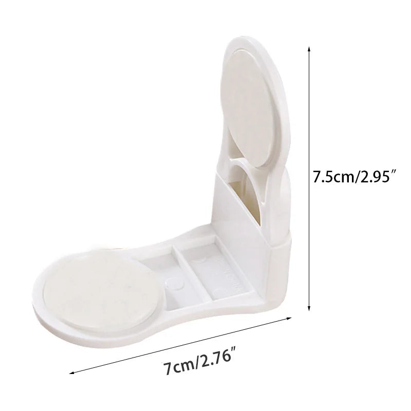 Baby Safety Drawer Lock Anti-Pinching Hand Cabinet Drawer Locks Plastic White Safety Buckle for Children Kids Protection Leedoar