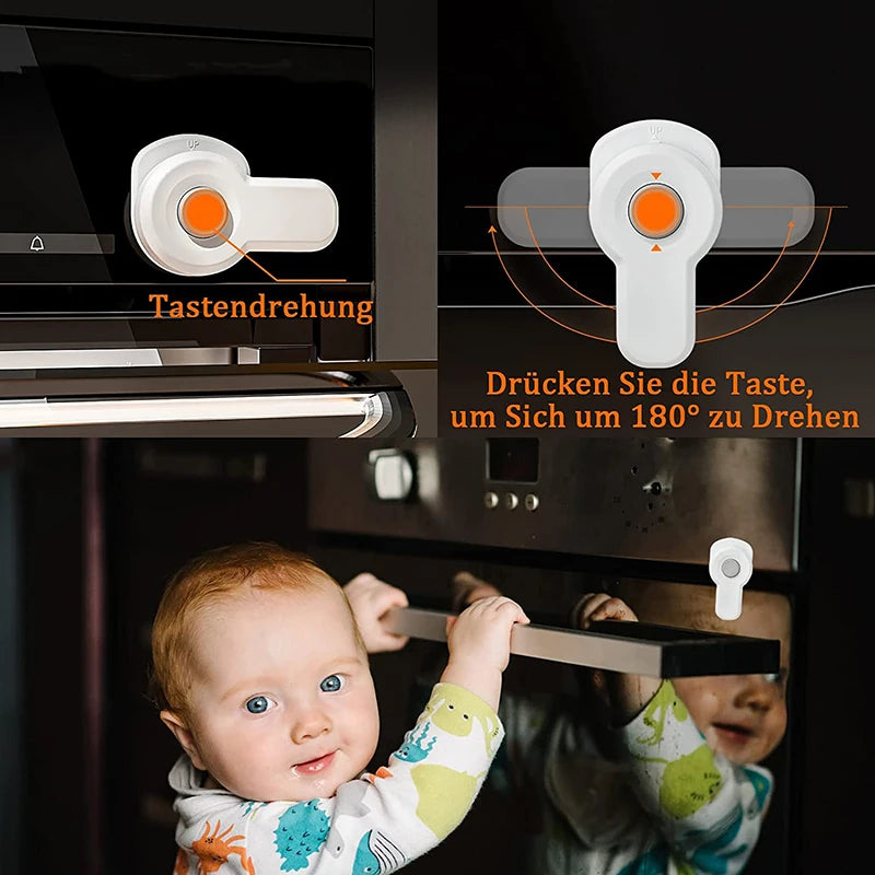 Baby Safety Oven Lock With New Design For Baby Kids Safety Oven Door Stopper Prevent Baby From Playing With Oven Doors Leedoar