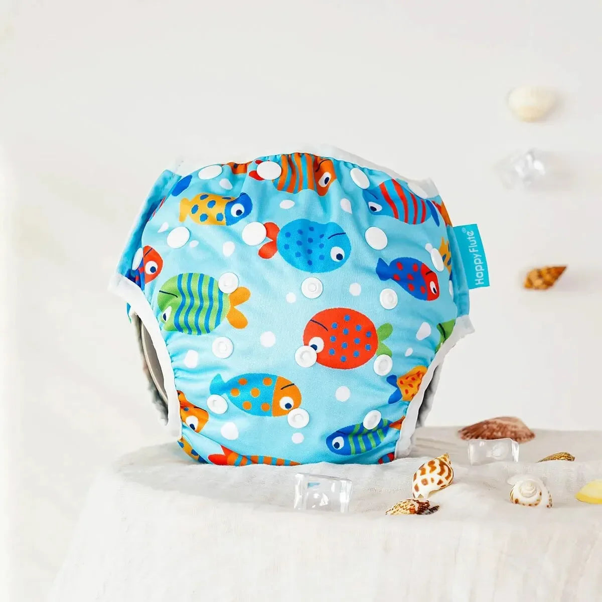 Baby Swim Diapers Reuseable Washable & Adjustable for Swimming Lesson & Baby Shower Gifts Leedoar