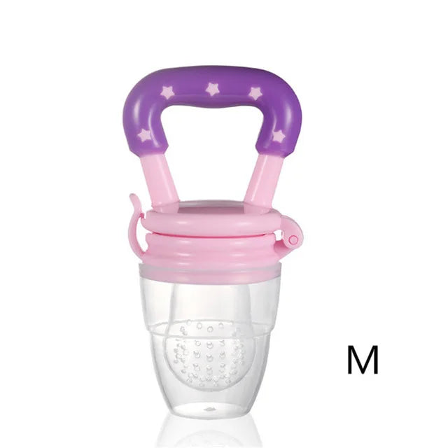 Baby Teether for Teeth Bebe Pacifier Fresh Food Feeder Babies accessories newborn Silicone Rice Cereal Fruit Bottle Squeeze Leedoar