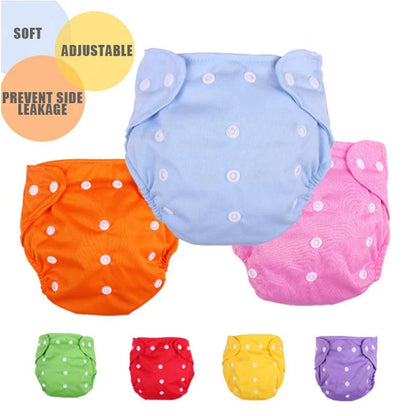 Baby Training Pants Buttons Diaper Baby Underwear Summer Washable Breathable Diaper Pants Baby Diapers Cotton Learning Trousers Leedoar