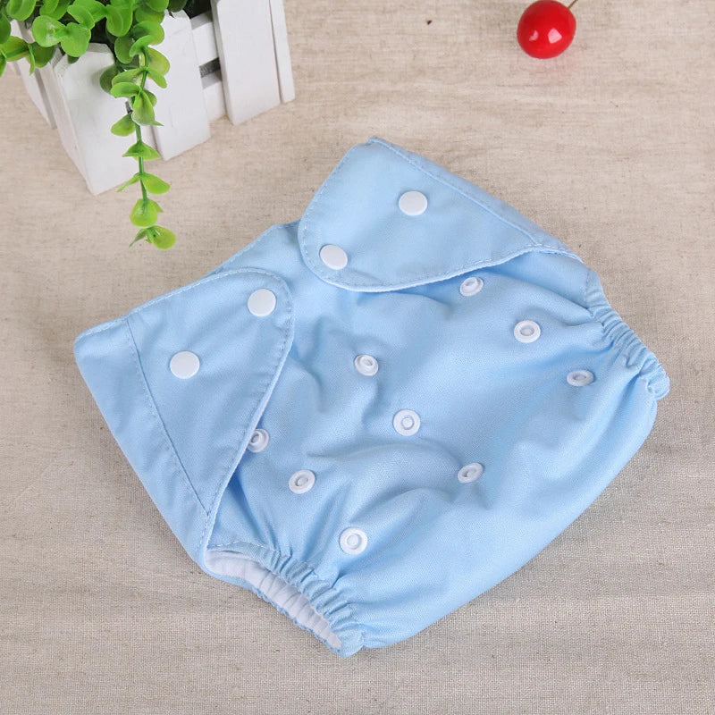 Baby Training Pants Buttons Diaper Baby Underwear Summer Washable Breathable Diaper Pants Baby Diapers Cotton Learning Trousers Leedoar