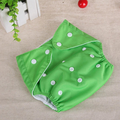 Baby Training Pants Buttons Diaper Baby Underwear Summer Washable Breathable Diaper Pants Baby Diapers Cotton Learning Trousers Leedoar