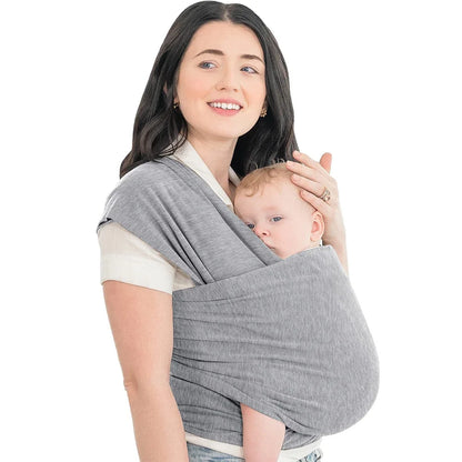 Baby Wrap Carrier All in 1 Original Breathable Baby Sling Lightweight Hand Free Baby Carrier Sling Baby Carrier Wrap for Newborn