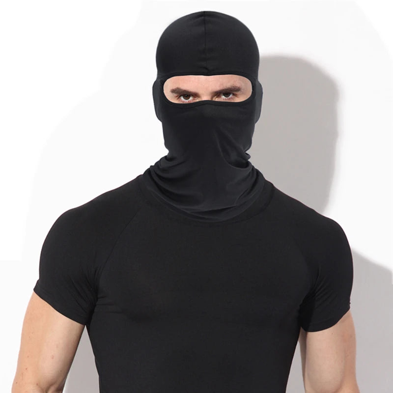 Balaclava Motorcycle Face Mask Moto Helmet Bandana Hood Ski Neck Full Face Mask Windproof Dustproof Face Shield Men's Biker Mask Leedoar