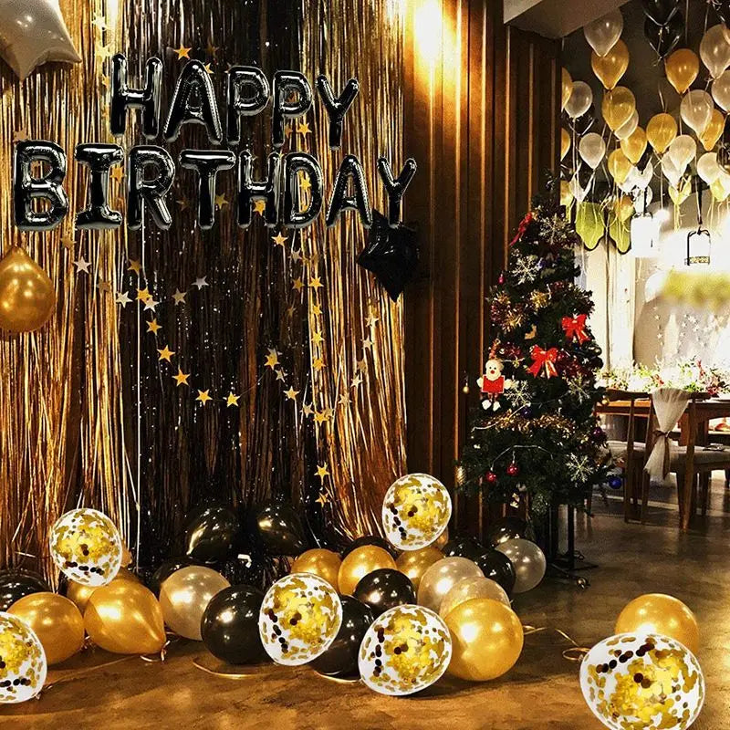 Balloon Birthday Happy Wedding Decoration Christmas Supplies Gender Reveal Party Arch for Structure Girl Photozone Balloons Foil Leedoar