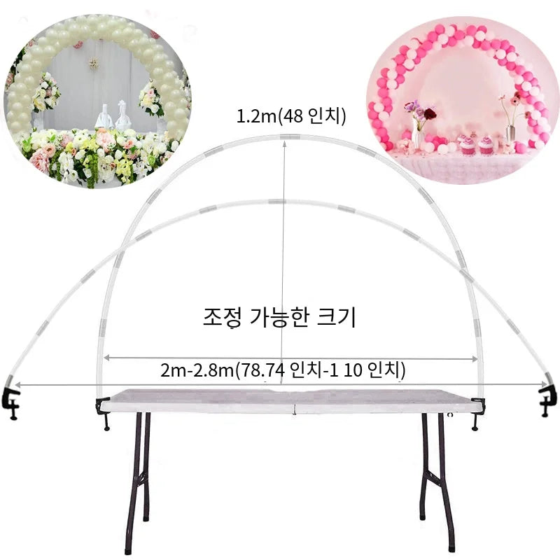 Balloons Arches Kit Decorations Table Arch Stand Balloons Accessories Tools For Wedding Happy Birthday Party Decorations Kids Leedoar