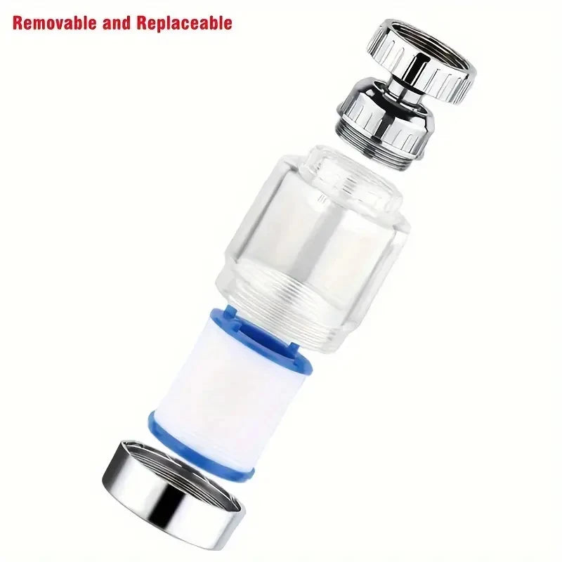 Baokemo 360 Rotating Water Purifier Filter Tap Universal para Cozinha Banheiro Chuveiro Filtro Doméstico PP Algodão Alta Densidade 