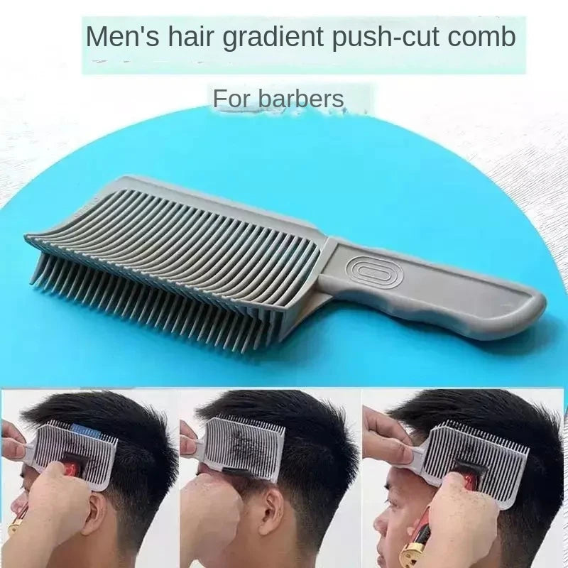 Barber Fade Combs Hair Cutting Tool For Gradient Hairstyle Comb Flat Top Hair Cutting Comb For Men Heat Resistant Fade Brush빗 Leedoar