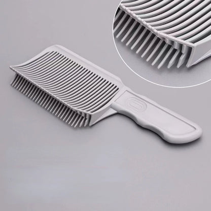 Barber Fade Combs Hair Cutting Tool For Gradient Hairstyle Comb Flat Top Hair Cutting Comb For Men Heat Resistant Fade Brush빗 Leedoar