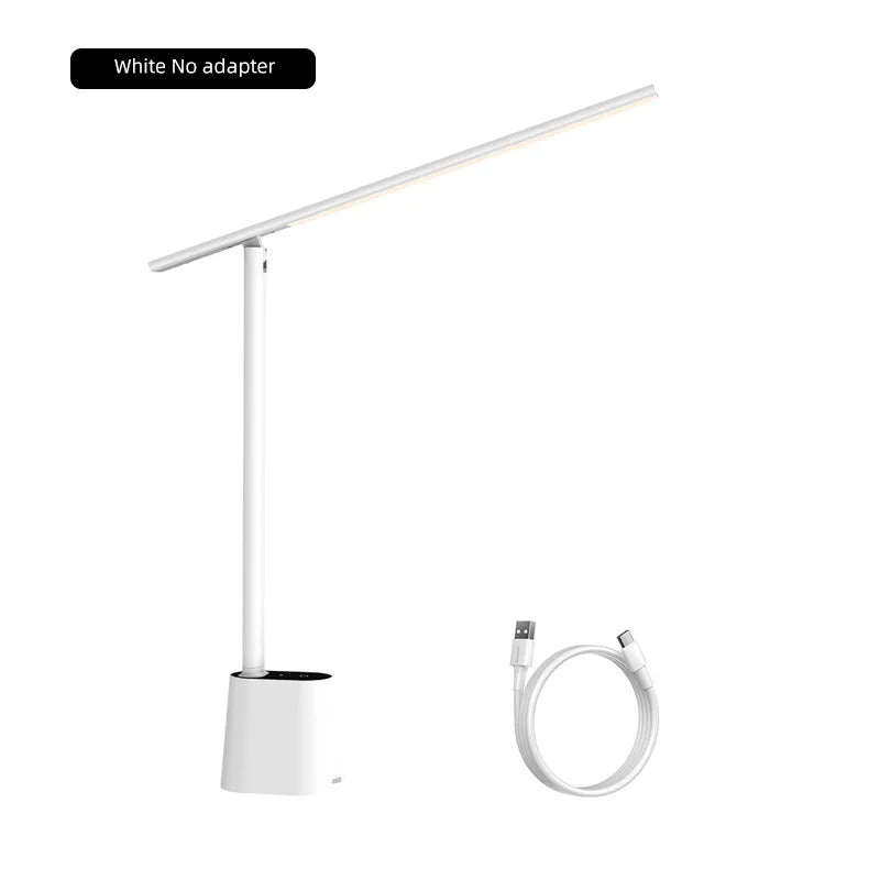 Baseus LED Desk Lamp Eye Protect Study Dimmable Office Light Foldable Table Lamp Smart Adaptive Brightness Bedside Lamp For Read Leedoar