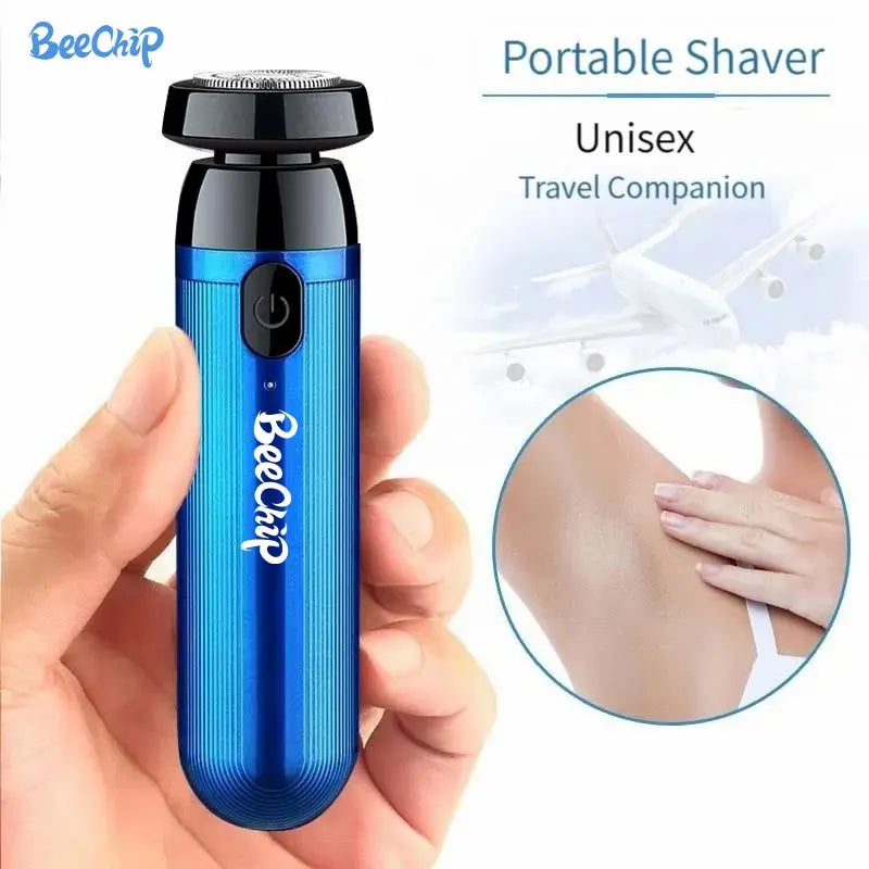 Bass High-Speed Fast Charging Portable Electric Shaver For Men And Women Mini Rechargeable Shaver Easy To Dismantle In One Step Leedoar