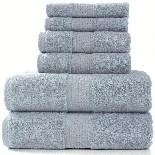 Toalla de baño, toallita de algodón, color sólido, suave, absorbente, multiusos para baños de hotel 