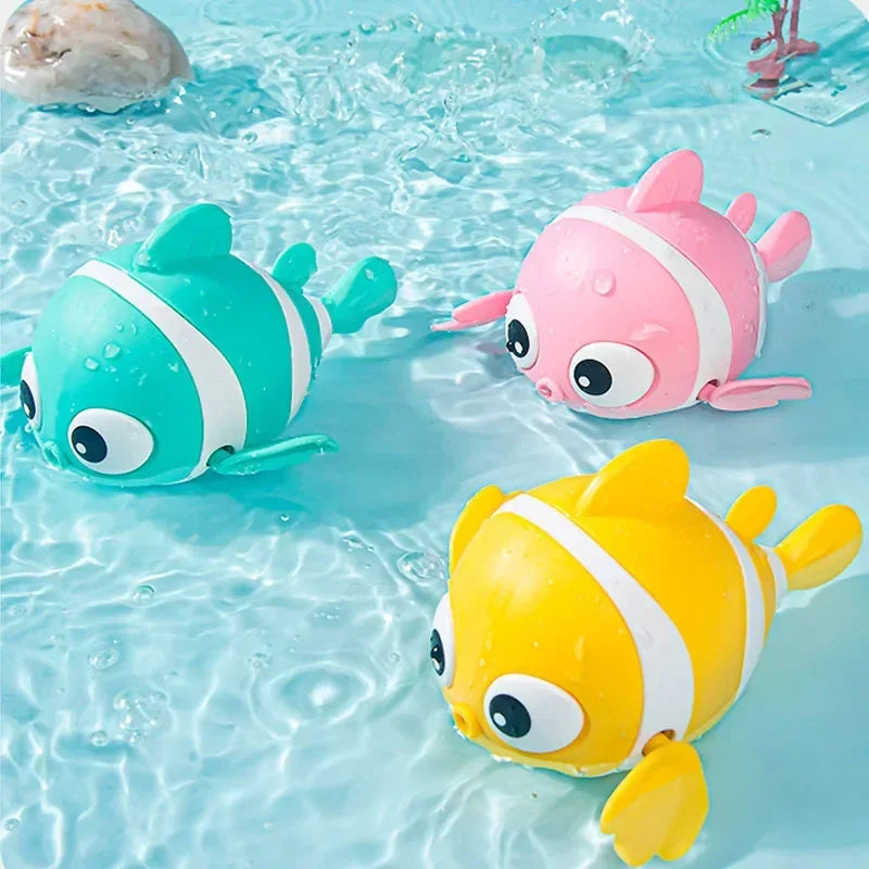 Bath Toys Cute Swimming Duck Bath Toys for Toddlers 1-3 Floating Wind Up Toys for Boy Girl New Born Baby Bathtub Toddler Toys Leedoar