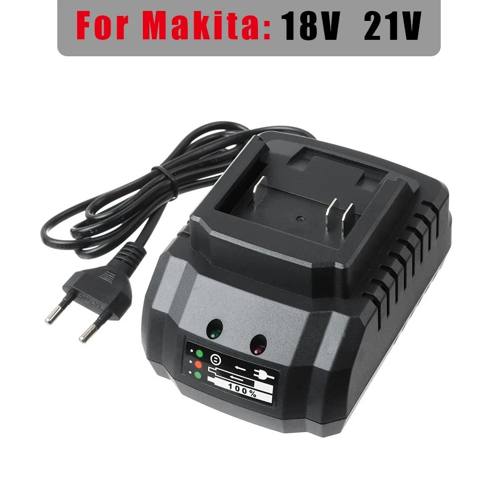 Battery Charger Replacement For Makita Model 18V 21V Li-ion BL1415 BL1420 BL1815 BL1830 BL1840 BL1860 Electric Drill Grinder Leedoar