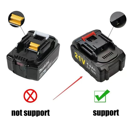 Battery Charger Replacement For Makita Model 18V 21V Li-ion BL1415 BL1420 BL1815 BL1830 BL1840 BL1860 Electric Drill Grinder Leedoar