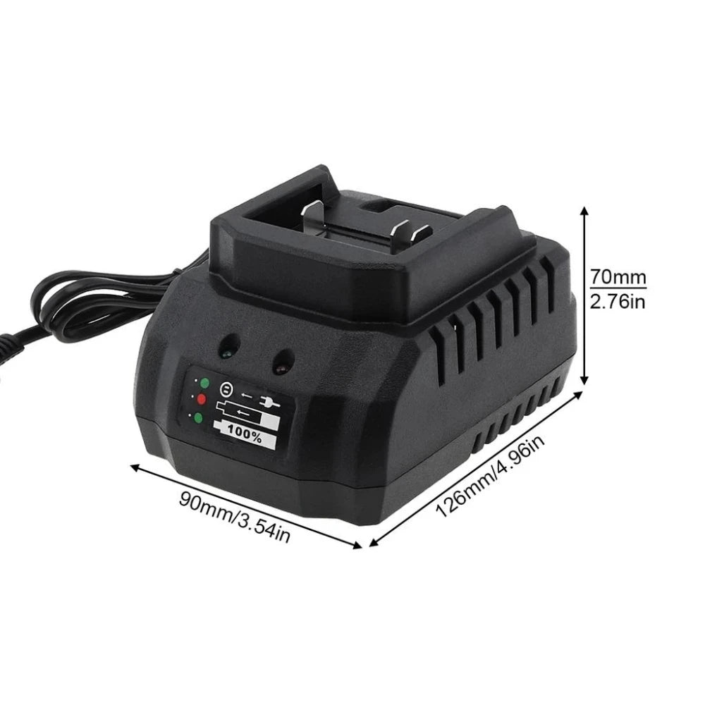 Battery Charger Replacement For Makita Model 18V 21V Li-ion BL1415 BL1420 BL1815 BL1830 BL1840 BL1860 Electric Drill Grinder Leedoar