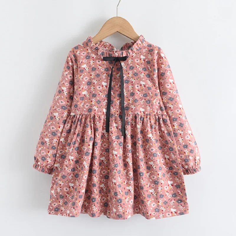 Bear Leader New Autumn Girls Dress Spring Kids Princess Dress Casual Floral Costumes Children Clothing Flowers Dresses 2-8 Years Leedoar