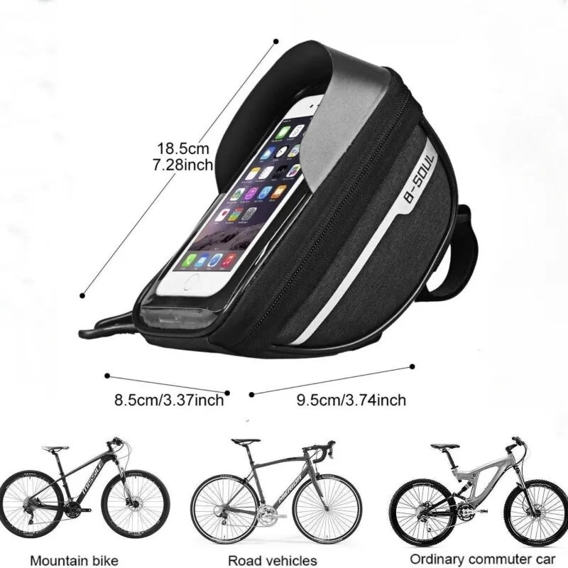 Bicycle Bag 1L Frame Front Top Tube Bike Bag Handlebar Mtb Touch Screen Cycling Bag Phone Holder Bicycle Accessories Leedoar