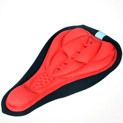 Bicycle Saddle Extra Comfortable Bike Seat Soft Exercise Bicycle Cushion Non-Slip 3D Bike Cover, Mountain & Road Bikes Cushion Leedoar