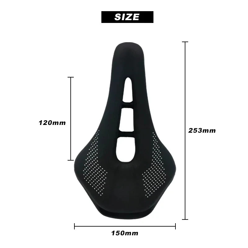 Bicycle Saddle Seat Road Steel Rails Mountain Bike Cushion For Men Skid-proof Carretera Soft PU Leather Road MTB Cycling Saddles Leedoar