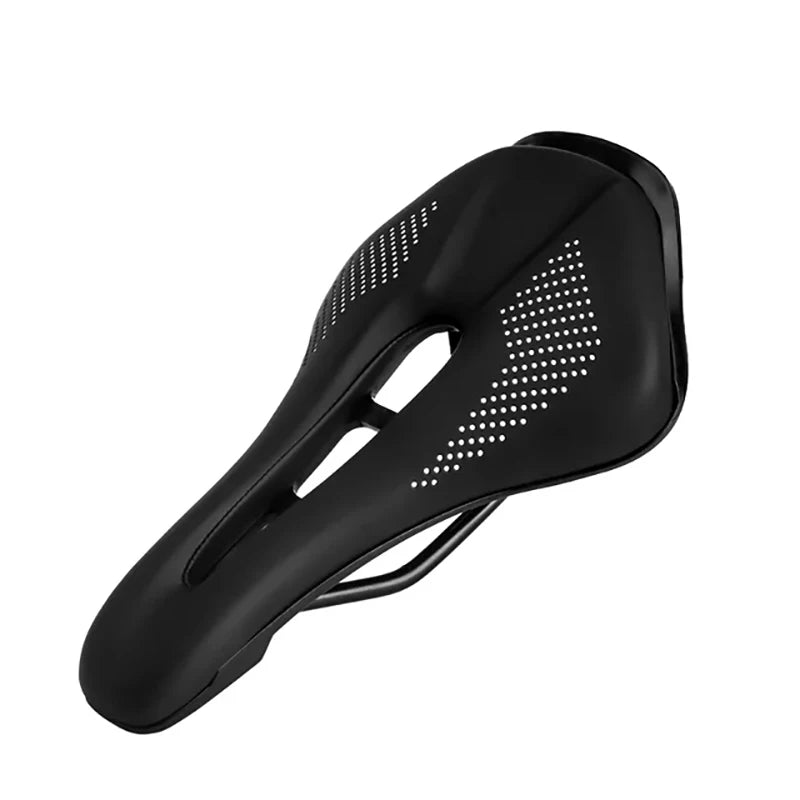 Bicycle Saddle Seat Road Steel Rails Mountain Bike Cushion For Men Skid-proof Carretera Soft PU Leather Road MTB Cycling Saddles Leedoar