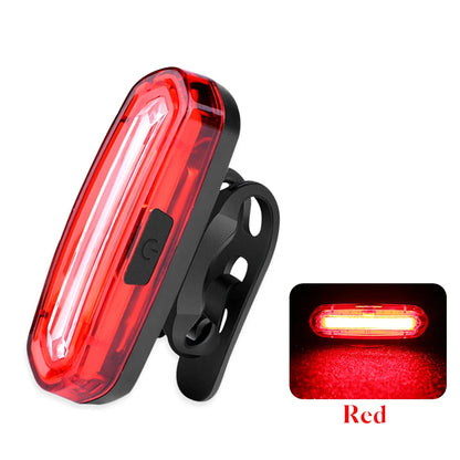 Bicycle Taillight MTB Red Light Bike Rear Light USB Rechargeable LED Cycling Bike Warning Light Mountain Bicycle Lamp Leedoar