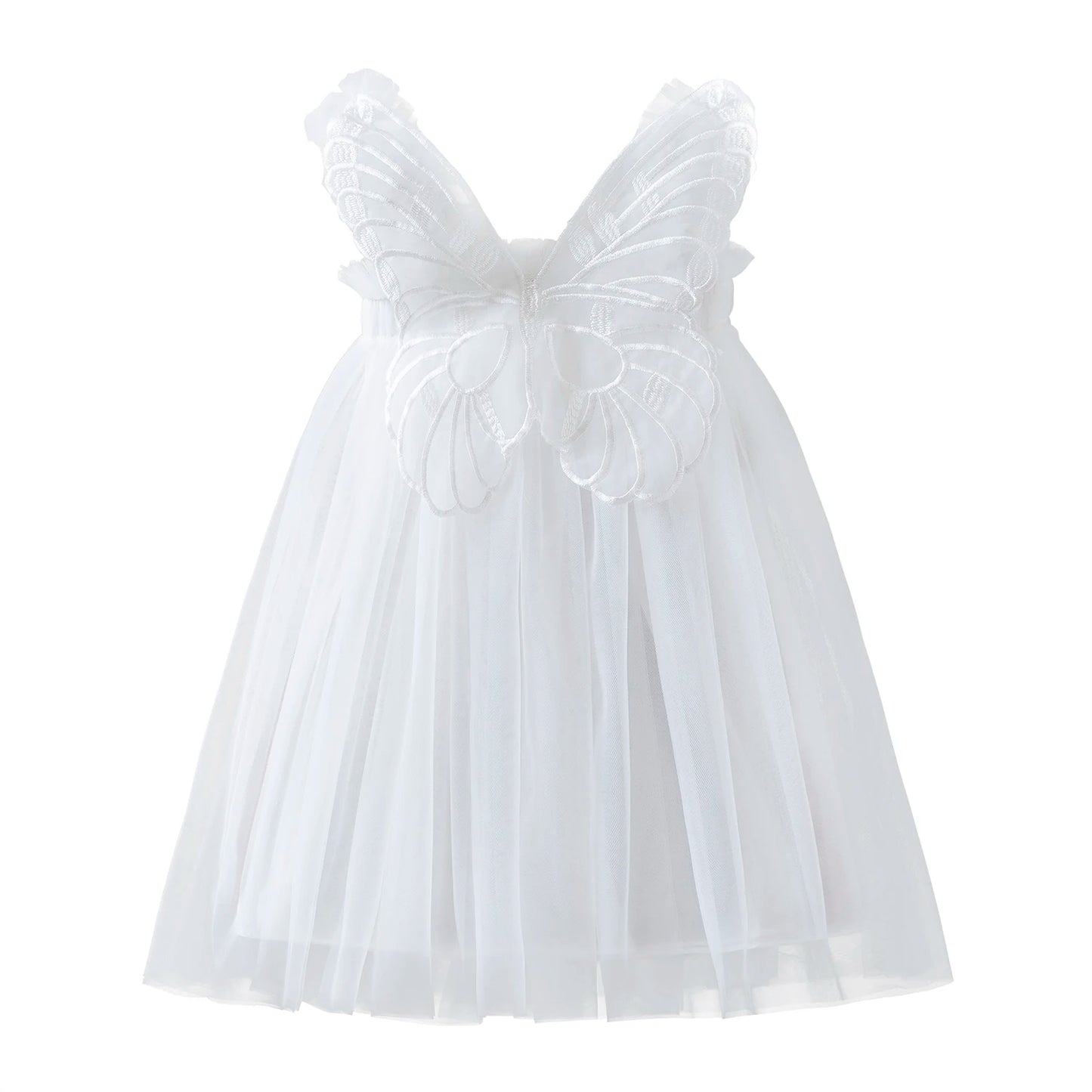 Big Bow Princess Sweet Kids Tutu Toddler Birthday Party Newborn Christening Children Baptism Baby Girls Clothes Summer Dresses Leedoar