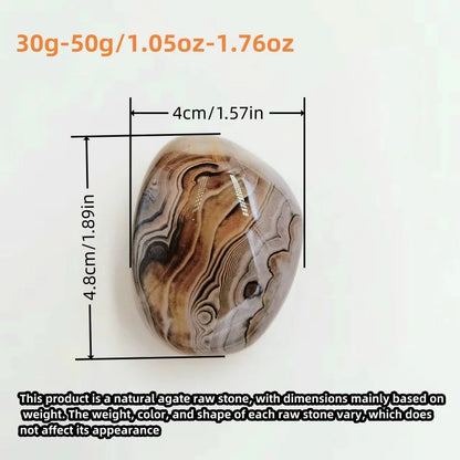 Big Silk Agate Raw Stone Handle Piece No Engraved Pebbles Raw Stone Grab Piece Play Piece DIY Jewelry Gemstones Stone Landscape Leedoar