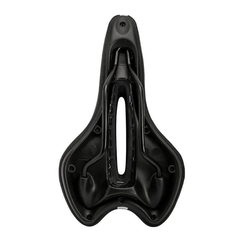 Bike Saddle Silicone Cushion Cycling Seat PU Leather Surface Silica Filled Gel TimeTrial Comfortable Shockproof Bicycle Saddle Leedoar