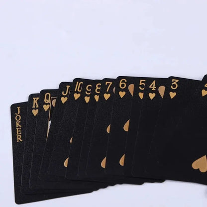 Juego de cartas de juego Black Gold Rose, juego de póquer impermeable, paquete mágico Dmagic, juegos de mesa para fiestas en casa, colección de regalos 