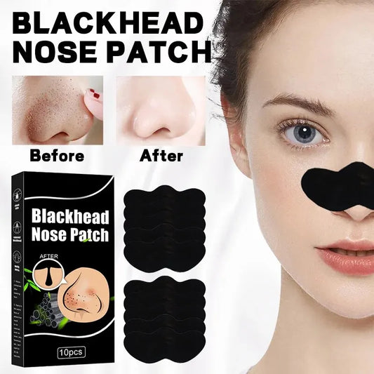 Black Pig Nose Stick Bamboo Charcoal To Remove Blackheads, Remove Acne, Clean Pores, Adsorb Oil And Dirt Nose Film Nose Stick Leedoar