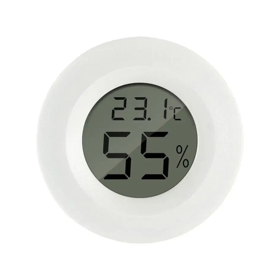 Black White Mini LCD Digital Thermometer Hygrometer Fridge Freezer Temperature Tester Sensor Humidity Meter Detector