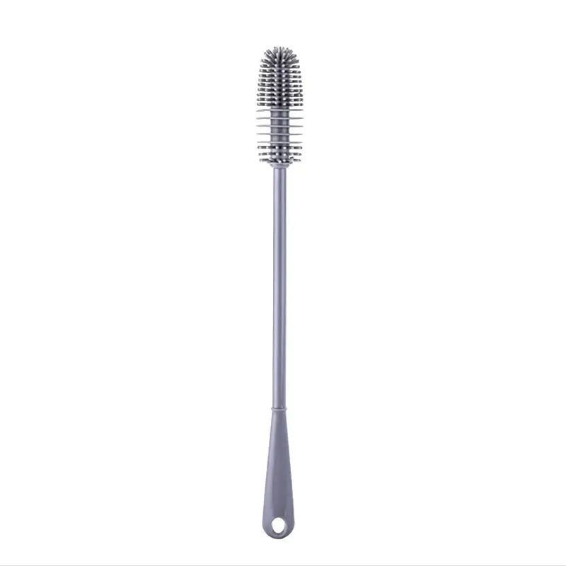 Bottle Brush Insulation Cup Washing No Deadend Long Handled Silicone Cleaning Brush Household Multifunctional Cleaning Tools Leedoar