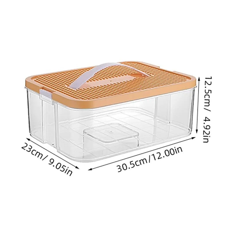 Building Blocks Toys Storage Box for Lids Brick Shaped Plastic Kids Bin Child Toy Containers Sundries Stackable Organizer Leedoar