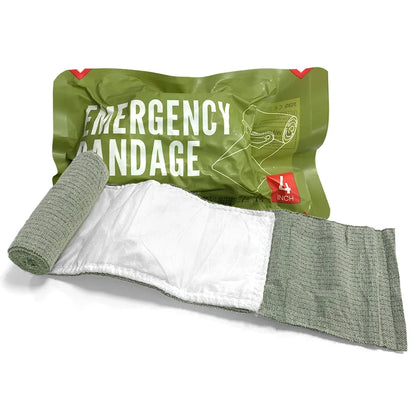 CARBOU 4/6in Israeli Bandage Wound Dressing Emergency Bandage Combat Compression Tactical First Aid IFAK Trauma Medical Leedoar