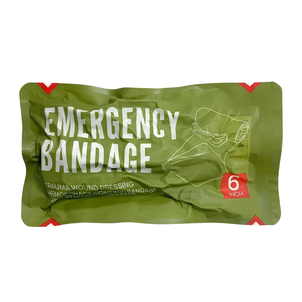 CARBOU 4/6in Israeli Bandage Wound Dressing Emergency Bandage Combat Compression Tactical First Aid IFAK Trauma Medical Leedoar