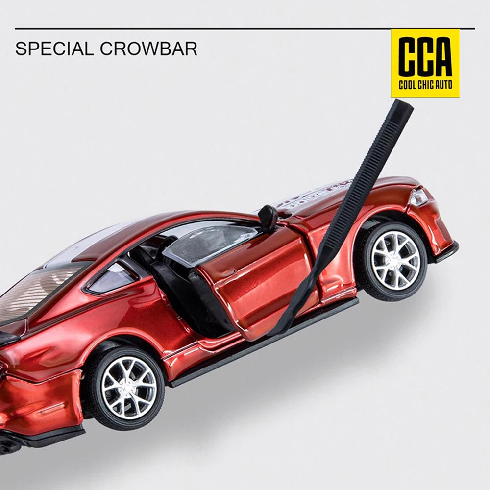 CCA DIY Customizable 1:43 Scale Ford Mustang Alloy Car Model Kit - Unique Racing Car Collectible for Hobbyists & Enthusiasts Leedoar