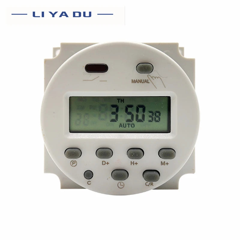 CN101A 12V/24V/110V/220V  Single and double countdown micro cycle time control switch timer controller min control 16A Leedoar