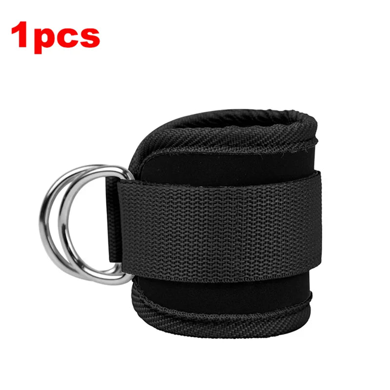 Cable Ankle Straps Double D-Ring Adjustable Ankle Cuffs For Gym Workouts Glutes Legs Strength Training Brace Support Sport Leedoar