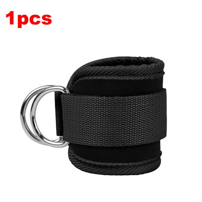 Cable Ankle Straps Double D-Ring Adjustable Ankle Cuffs For Gym Workouts Glutes Legs Strength Training Brace Support Sport Leedoar