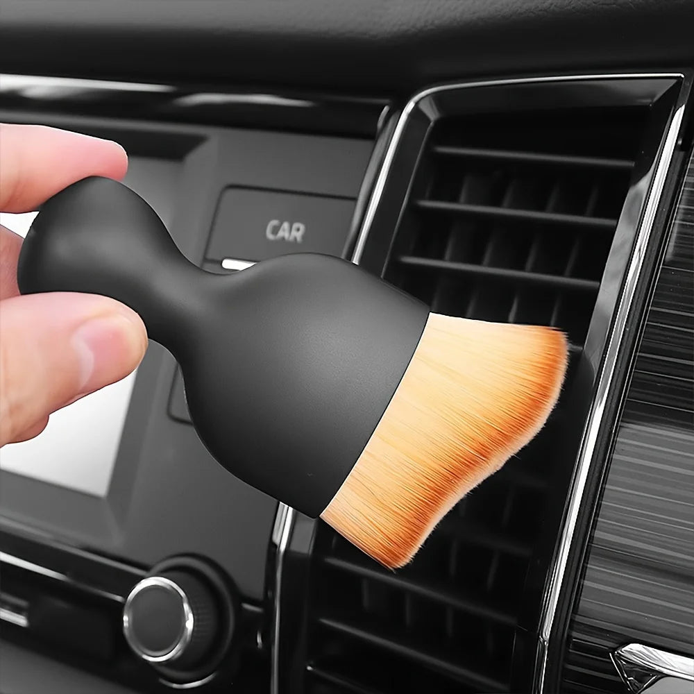 Car Air Conditioner Cleaning Brush Car Air Outlet Crevice Dust Removal Brushes for Car Interior Cleaning Brush Accessories Leedoar