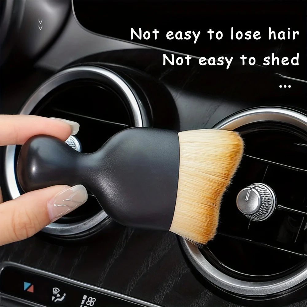 Car Air Conditioner Cleaning Brush Car Air Outlet Crevice Dust Removal Brushes for Car Interior Cleaning Brush Accessories Leedoar