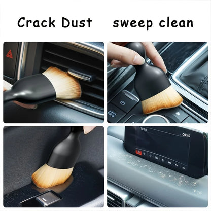 Car Air Conditioner Cleaning Brush Car Air Outlet Crevice Dust Removal Brushes for Car Interior Cleaning Brush Accessories Leedoar