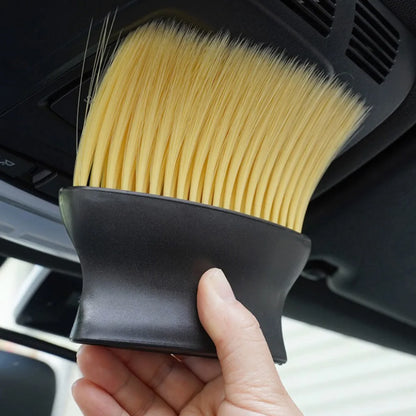 Car interior cleaning dust brush Air outlet central control air conditioning window slot dust removal details Soft brush