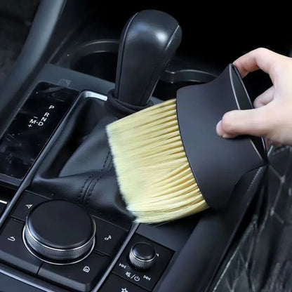 Car interior cleaning dust brush Air outlet central control air conditioning window slot dust removal details Soft brush