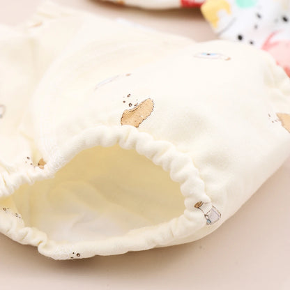 Cartoon Baby Diaper Infant Nappy Pocket Ecological Training Panties Reusable Cotton Baby Training Pants Newborn Cloth Diaper Leedoar