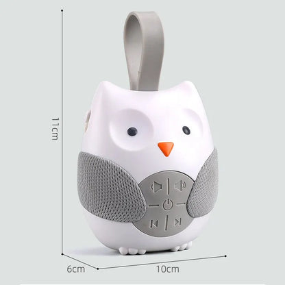 Cartoon Owl Modeling Music Pacifier Newborn Coaxing Bed Hanging Player Children Pacifying Toy Threespeed Timer Mode Leedoar